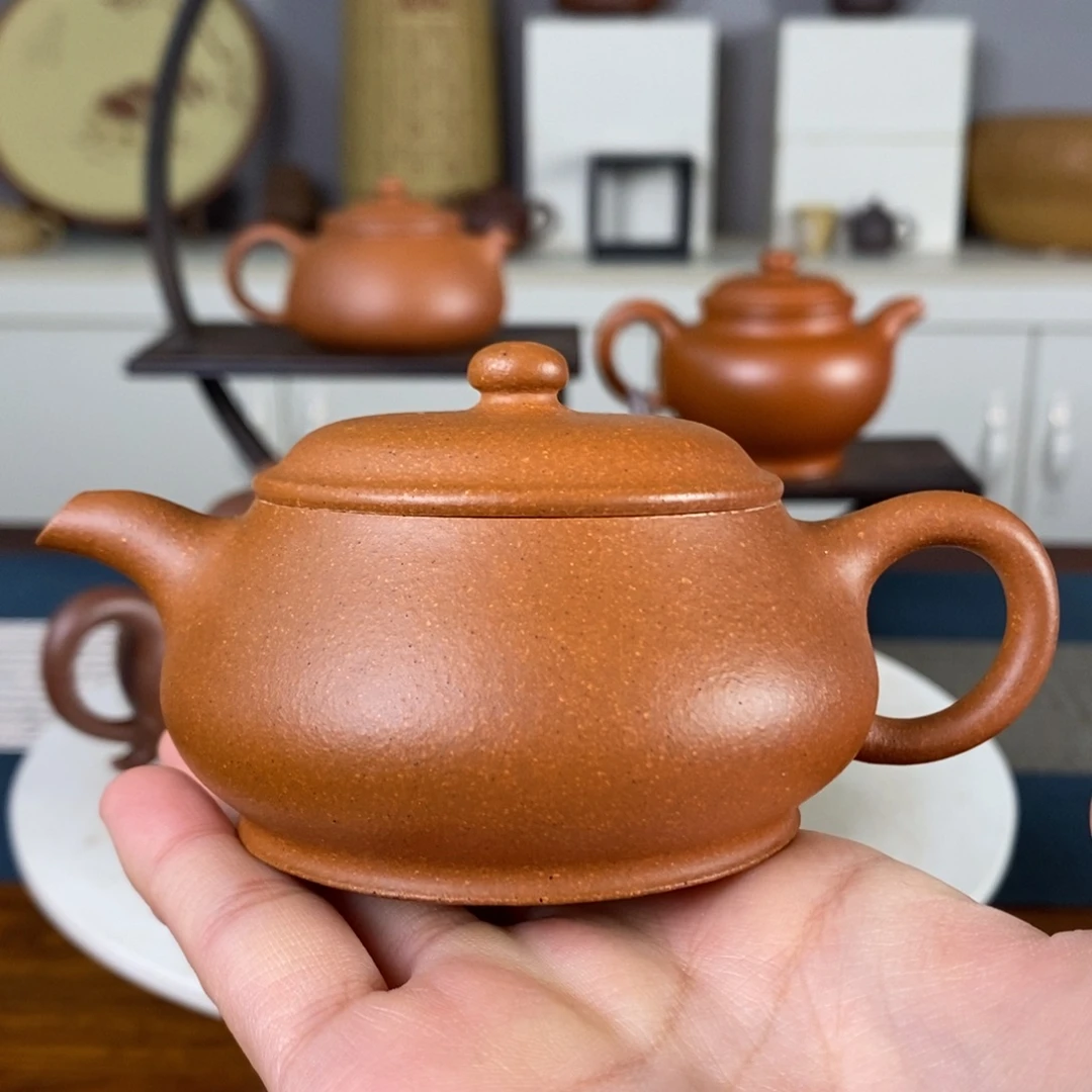 紫砂茶壶微瑕降坡110cc明炉