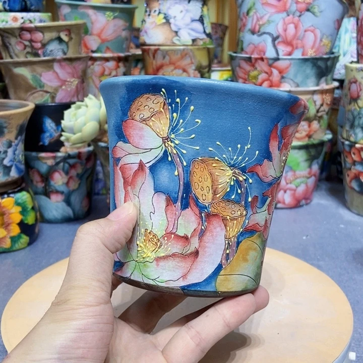 景德镇艺术手绘作品