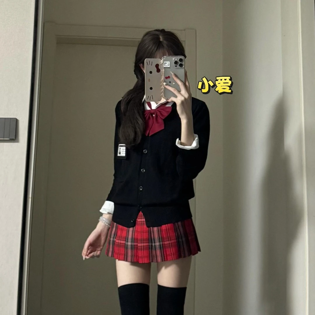 炽焰风吹麦香jk制服格裙学院风格子春夏季学生百搭显瘦半身裙
