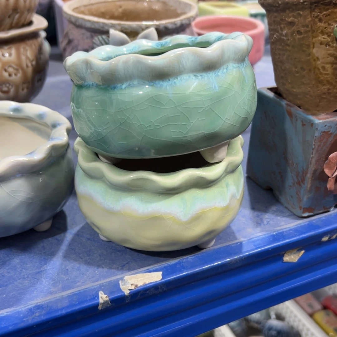 陶瓷多肉小花盆@@