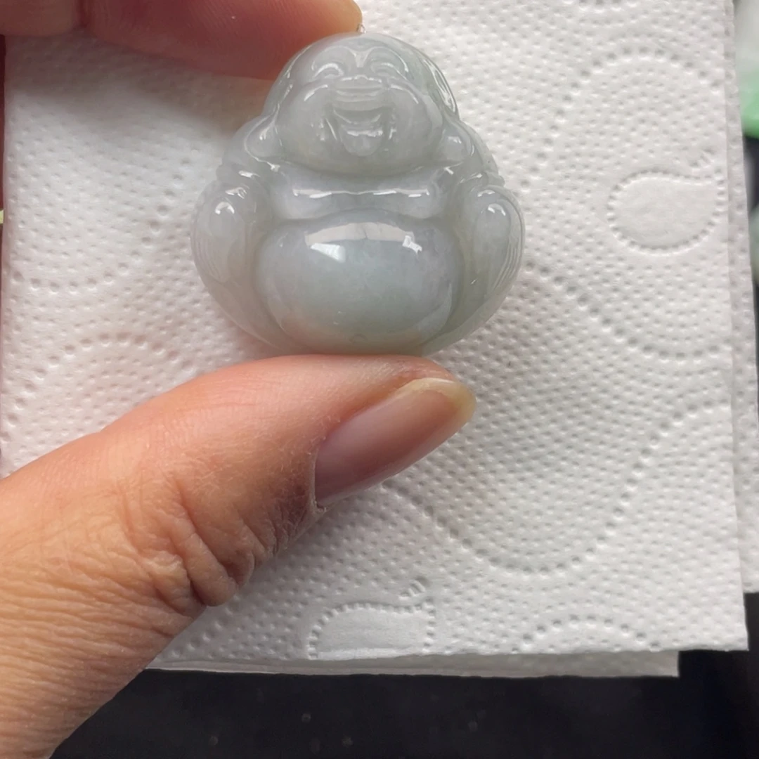 翡翠未镶嵌颈饰翡翠佛公吊坠