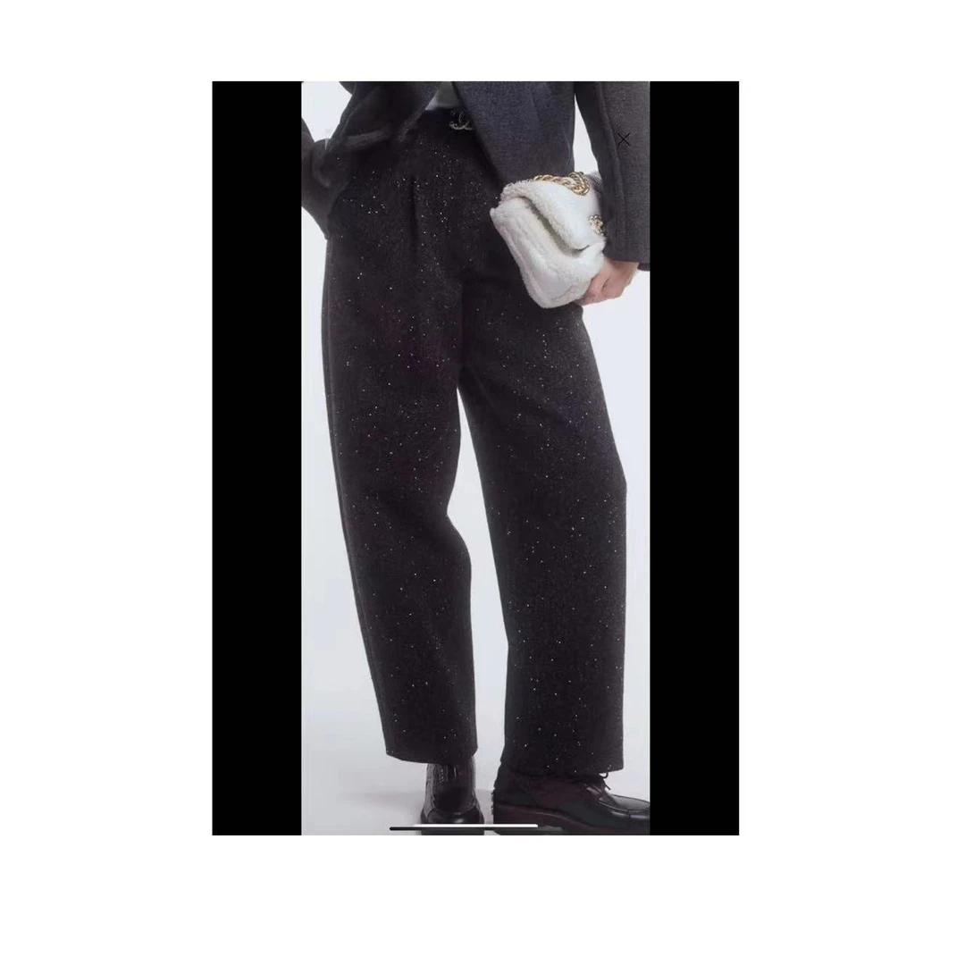 秋冬高级时装满天繁星裤