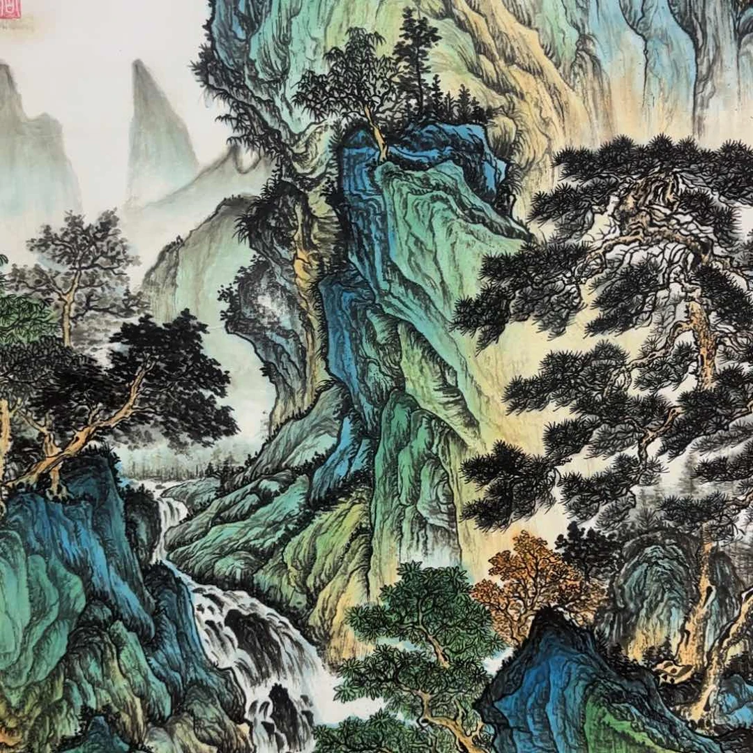 国画QA原创山水作品！带证书！限购一单