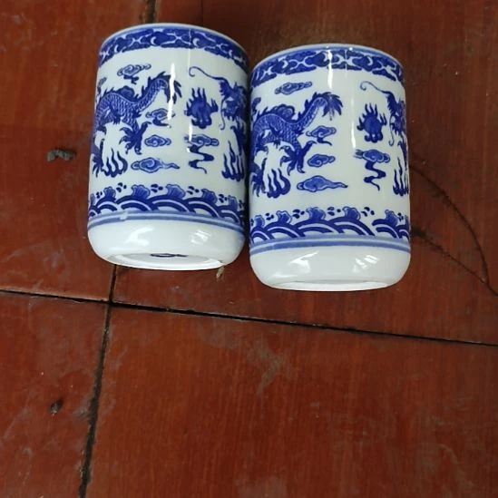 早期柴窑青花梧桐