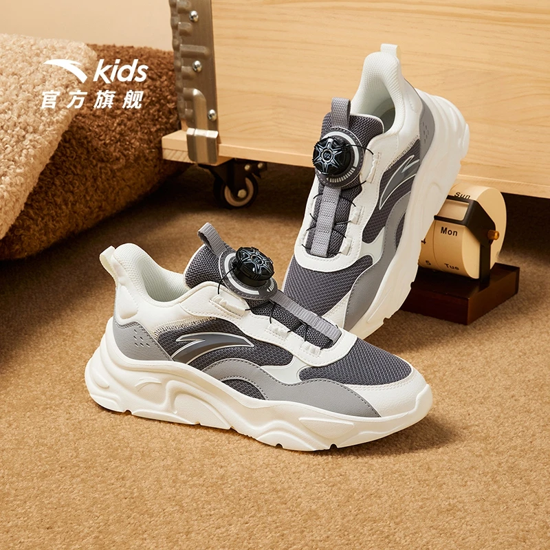 【小夏家】安踏儿童男大童新款上新舒适防滑耐磨青少年休闲鞋