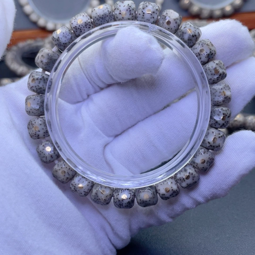 【闪购商品】星月菩提手串绿幽灵满钉糯冰无相