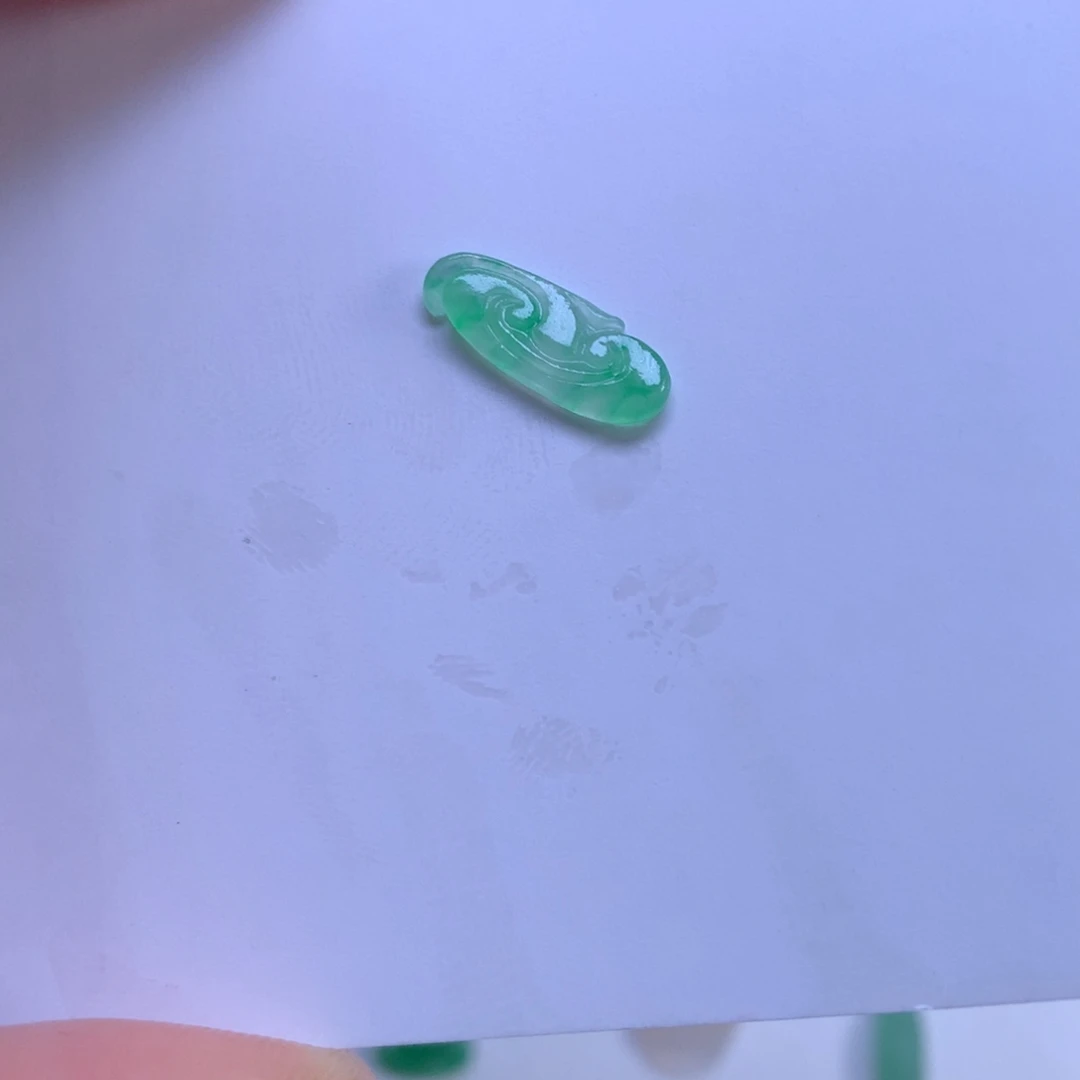 定制翡翠未镶嵌缅甸翡翠A货如意