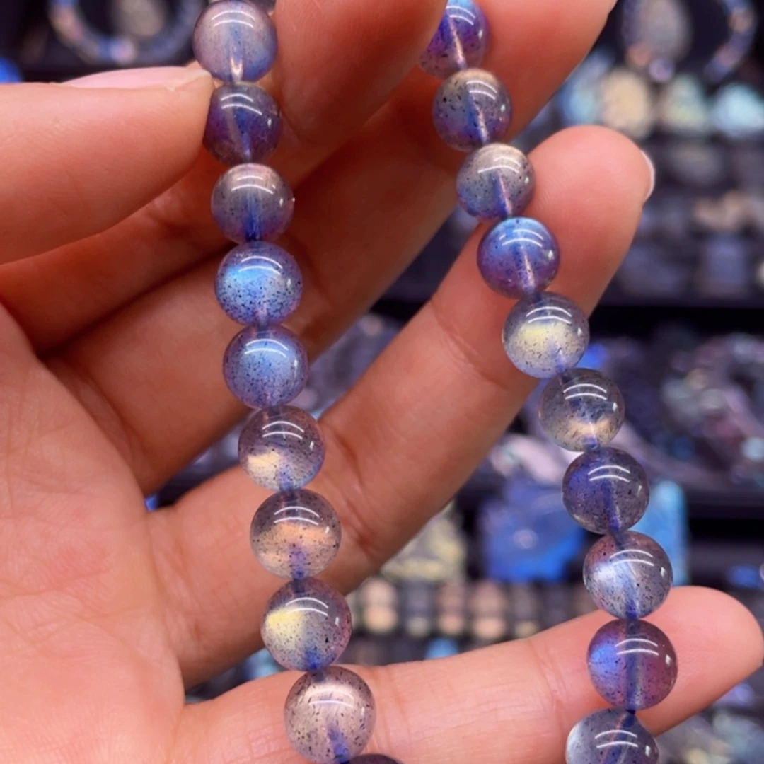 未镶嵌手串长石7.6左右