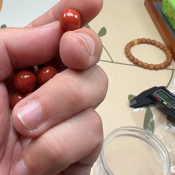 白玉菩提手串红色8280