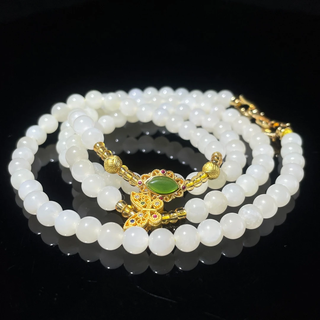 2102-珠圆玉润  和田玉