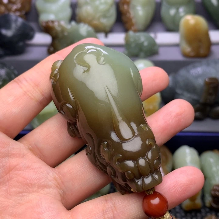 未镶嵌和田玉把件唐*