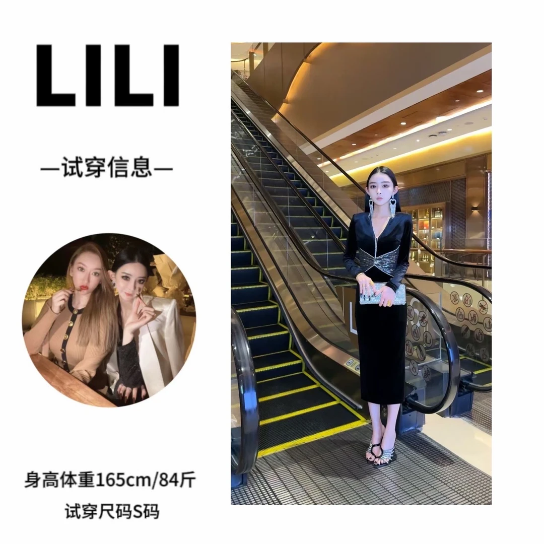 LILI DUOYE 黑蝴蝶 李李原创自留连体裙