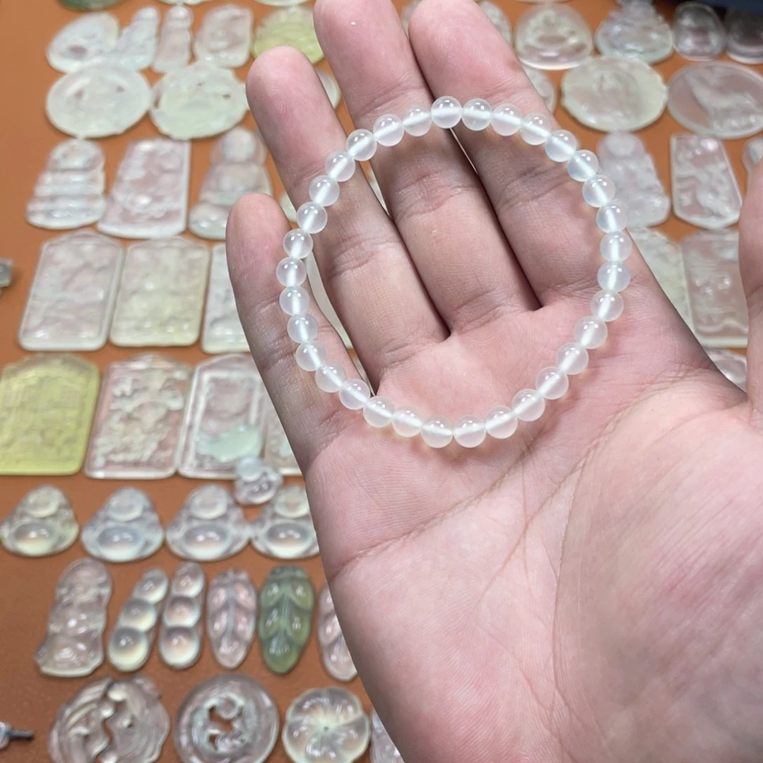 蛇纹石玉未镶嵌多样性随机发一