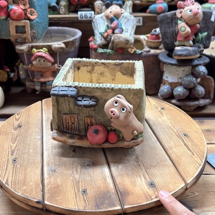 嘻哈多肉花盆百搭