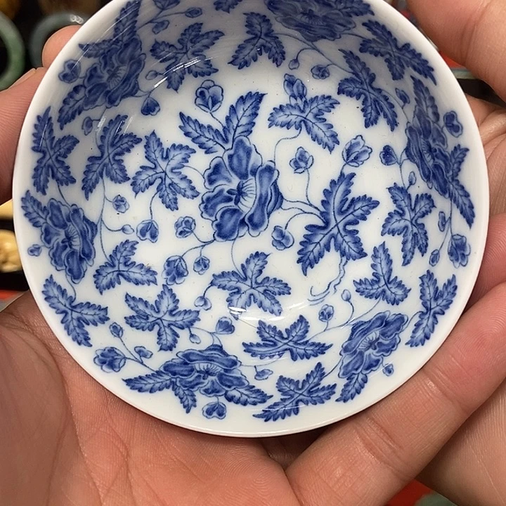 鸿***头摆件青花笔锋浓转淡出