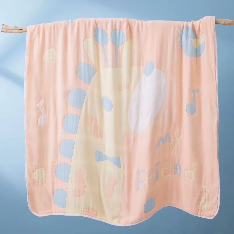 竹棉超柔盖毯浴巾被子吸水盖被毛巾被薄款幼儿园婴幼儿新生儿家用