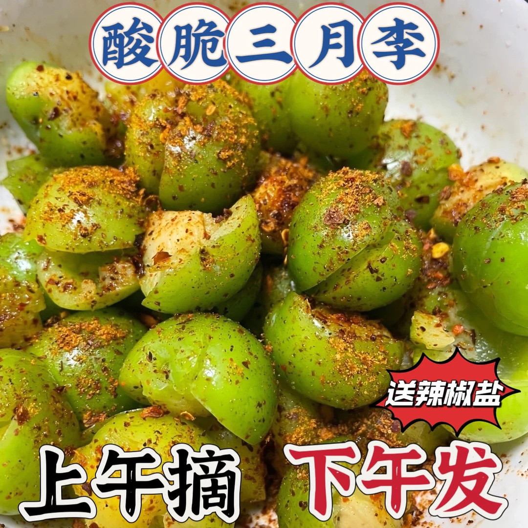 【上午摘 下午发】钱排三月李孕妇青李水果三华李斤起包邮