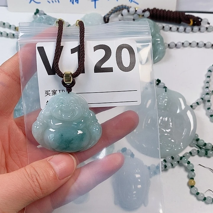 翡翠颈饰未镶嵌天然