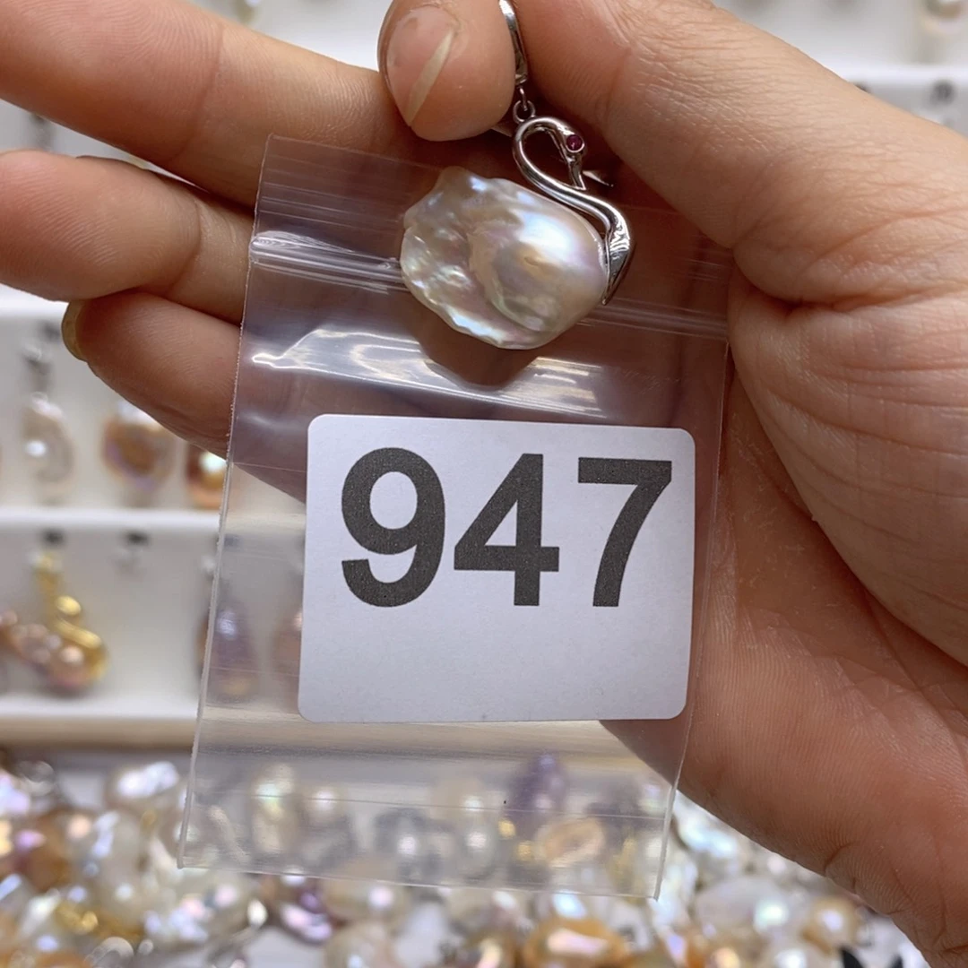 淡水珍珠颈饰银S925镶嵌泽****场947