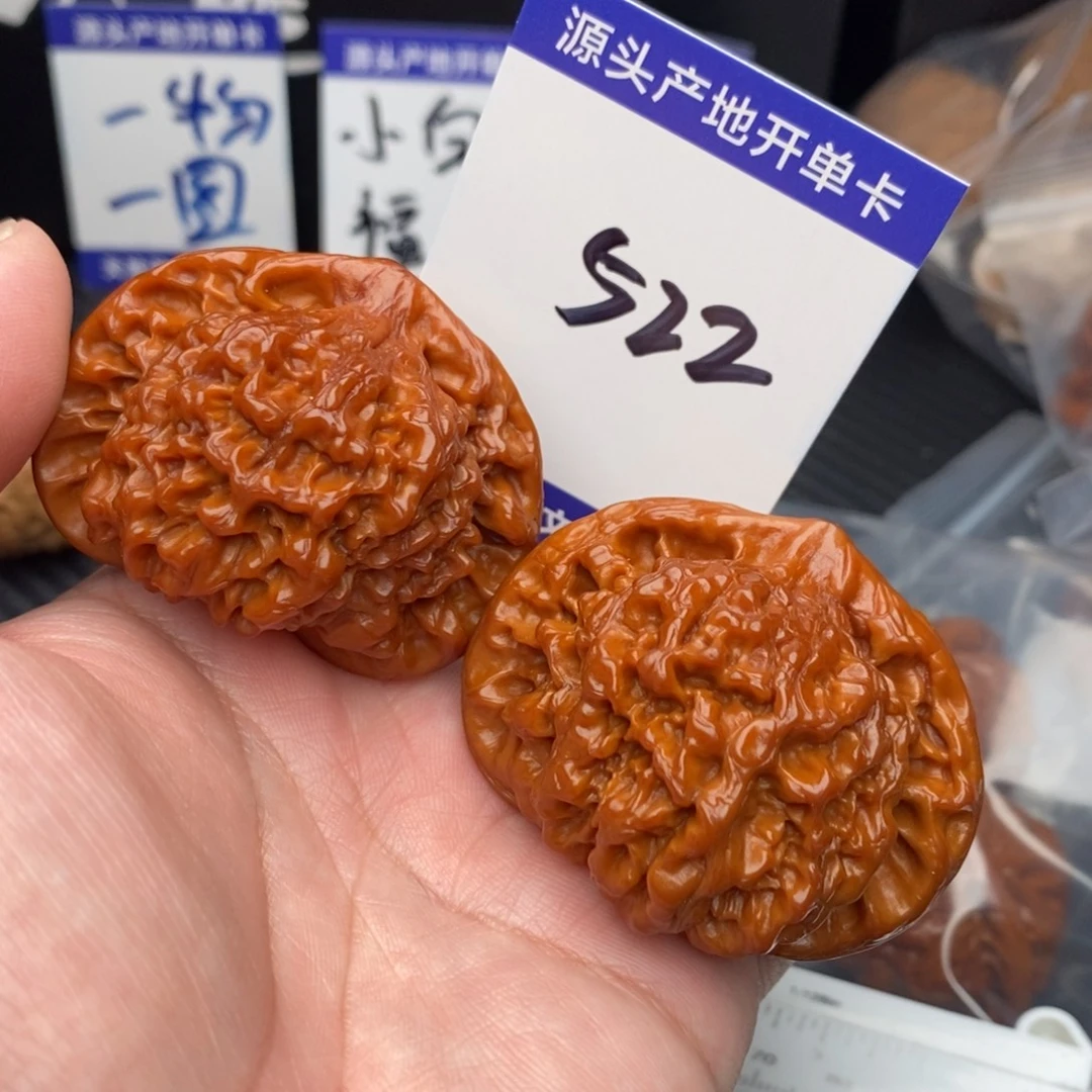 桃核把件大官帽50monomer