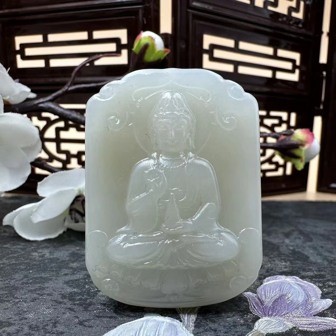 C448 和田玉吊坠 GS16310184