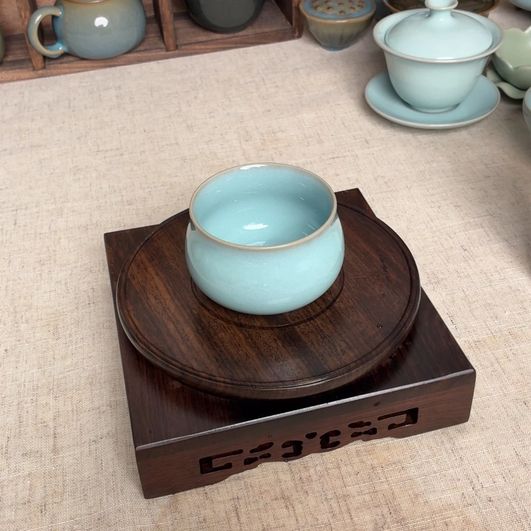 摆件陶天青福袋杯