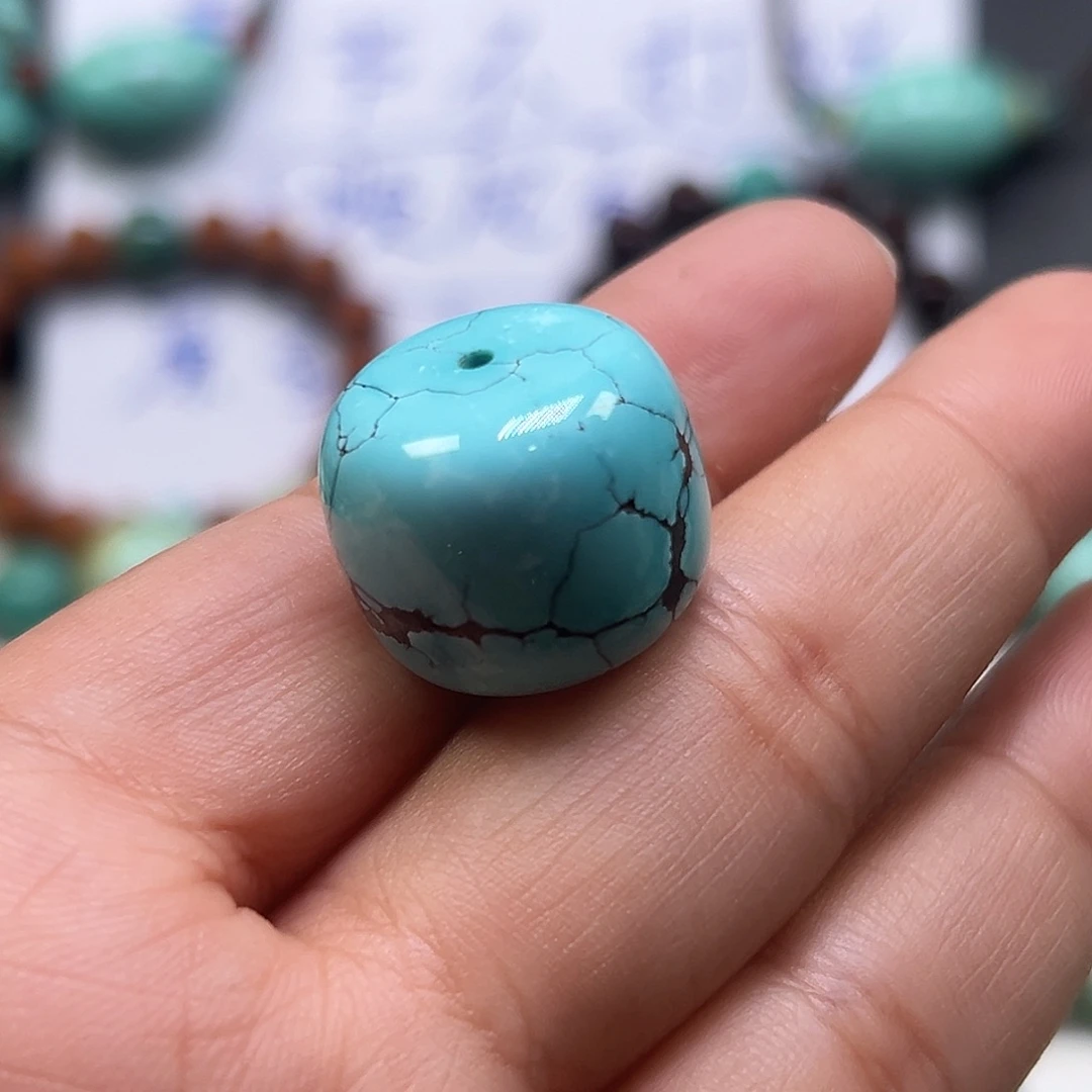 绿松石珠宝奇石未镶嵌麻*