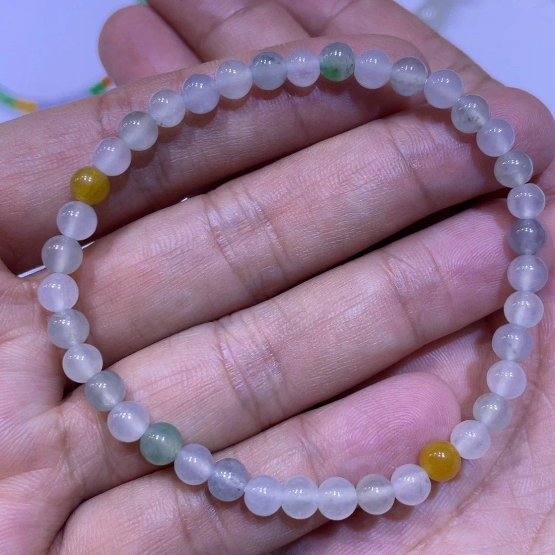 翡翠未镶嵌颈饰手串