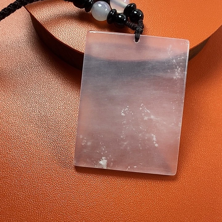 石英质玉未镶嵌吊坠(不含链)