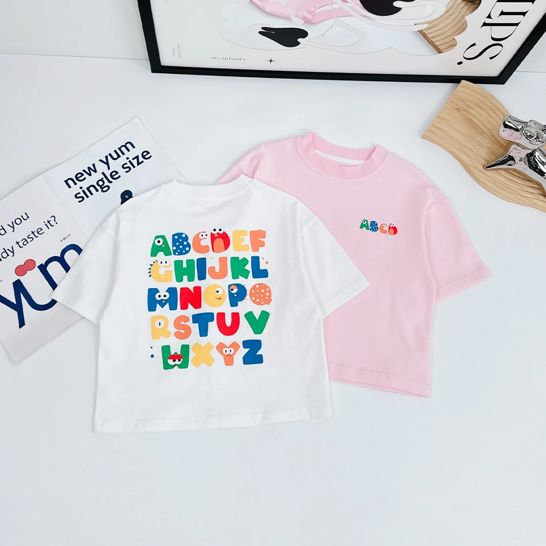 儿童短袖T恤夏季男童上衣2025新款宝宝潮牌 BDX25916悠悠童话童装