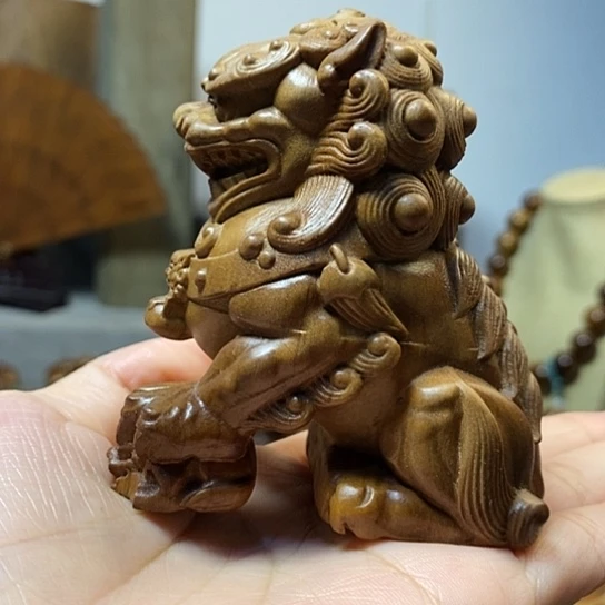 老山檀香貔貅摆件单只