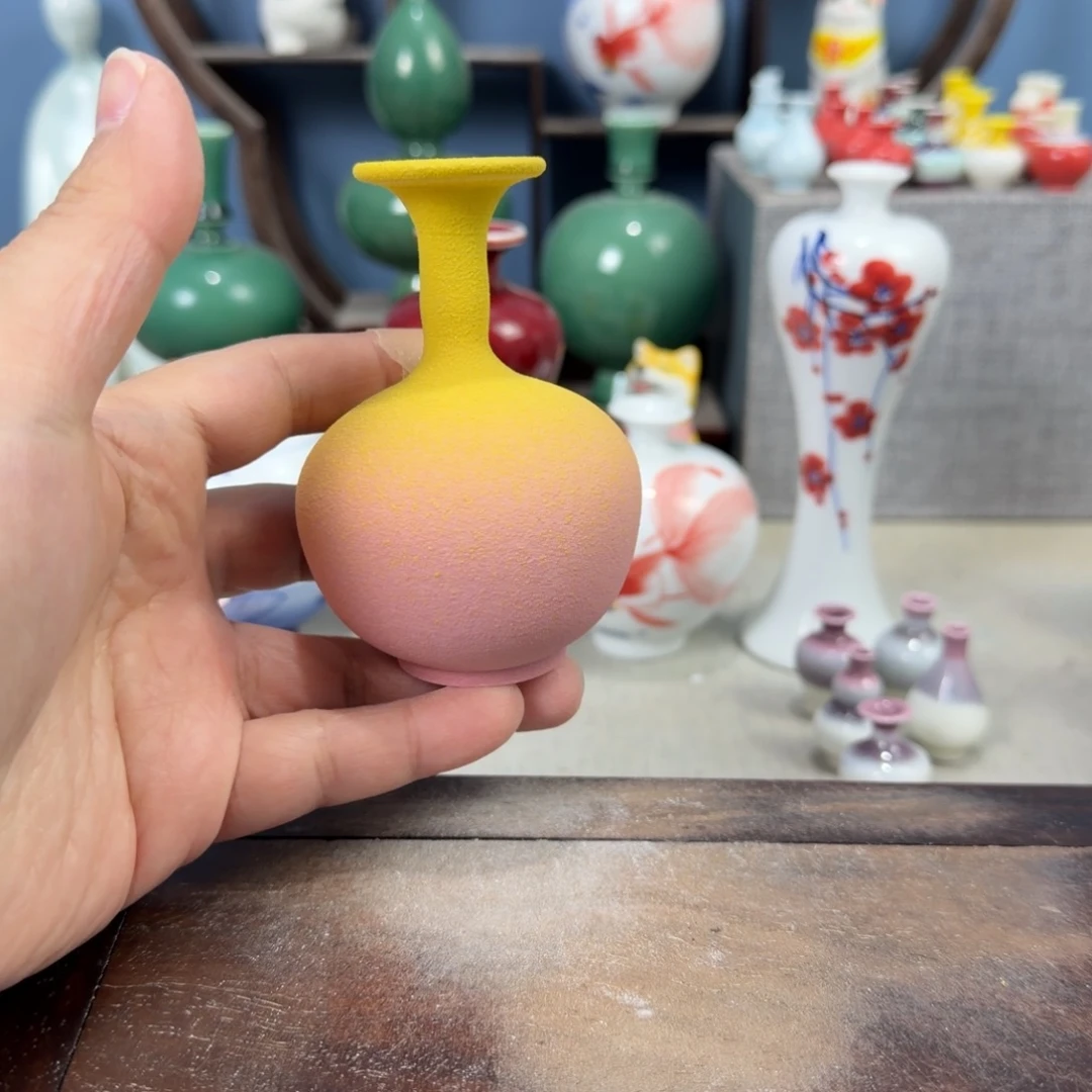 陶瓷手工小花器摆件