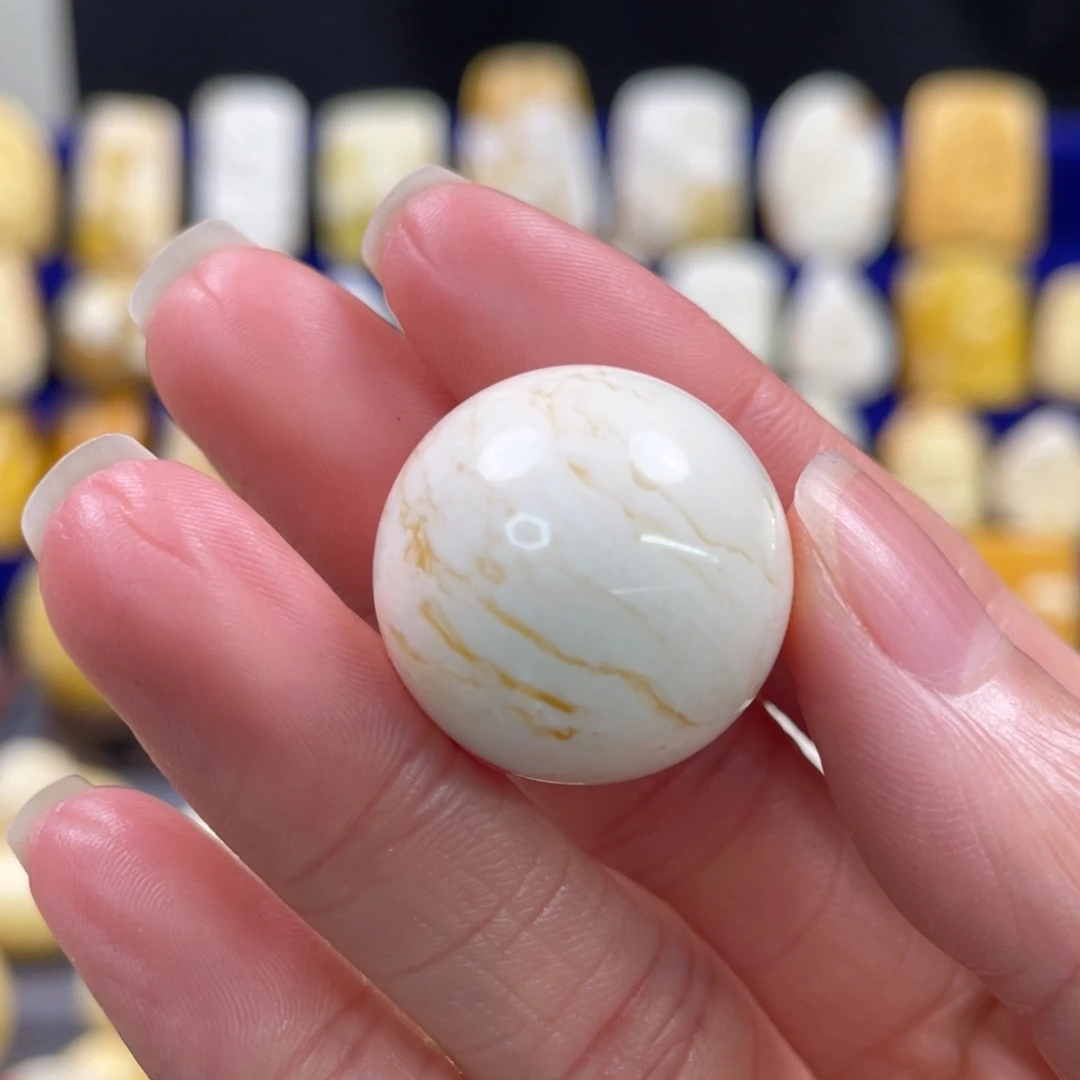 蜜蜡裸石未镶嵌琥珀蜜蜡22mm