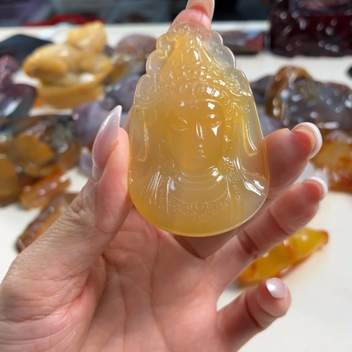 未镶嵌吊坠(不含链)玛瑙/玉髓