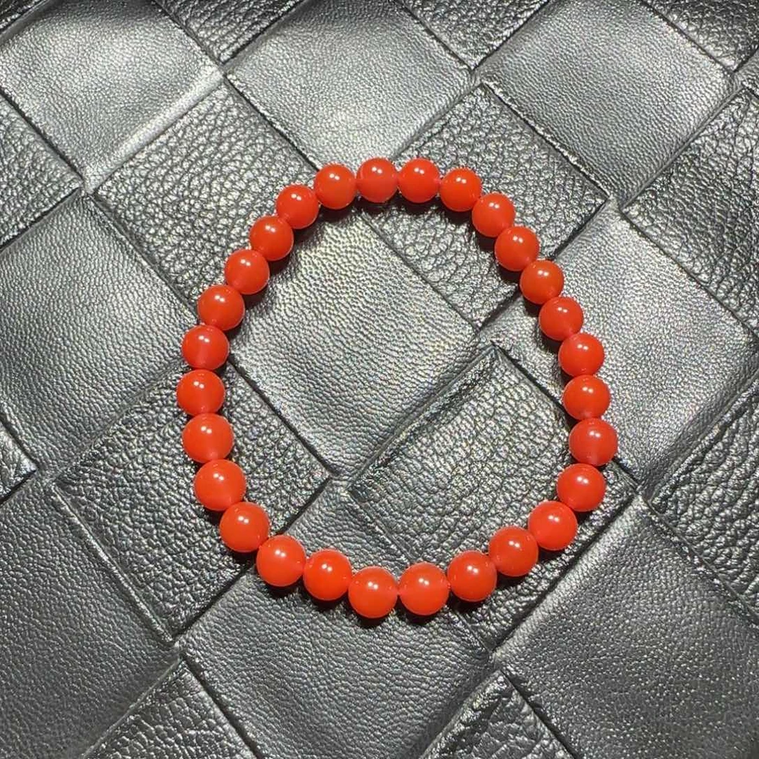 南红玛瑙未镶嵌手串6mm➕