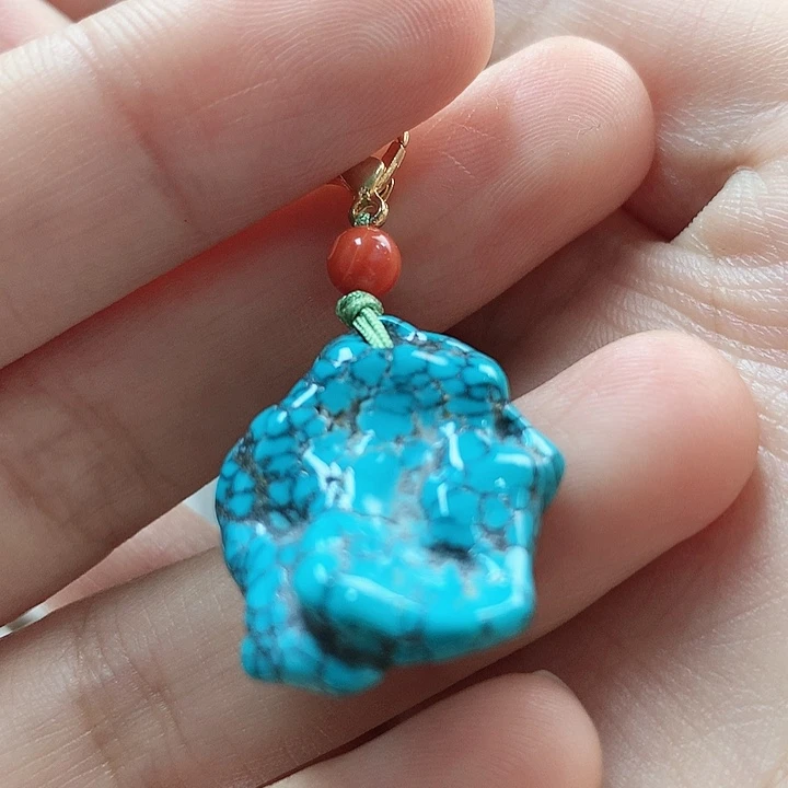 未镶嵌绿松石珠宝奇石