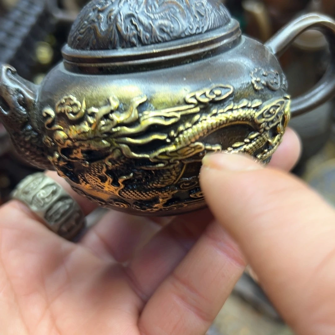 铜摆件欢迎欢迎你