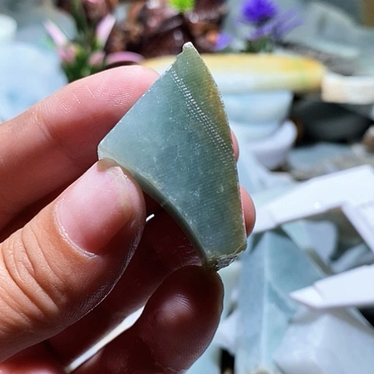 散珠翡翠边角料253