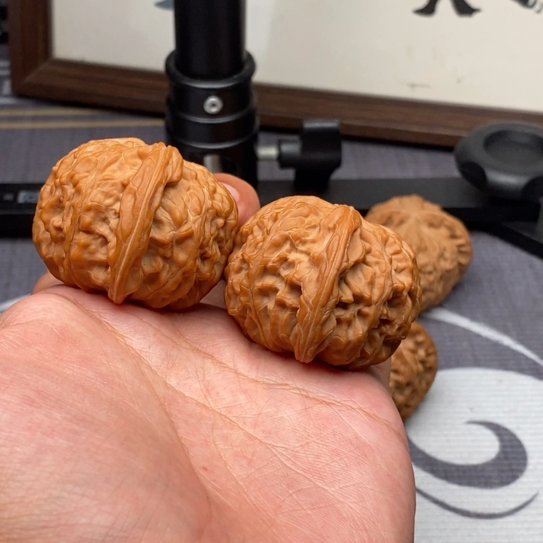 把件文玩核桃全品44+正磨