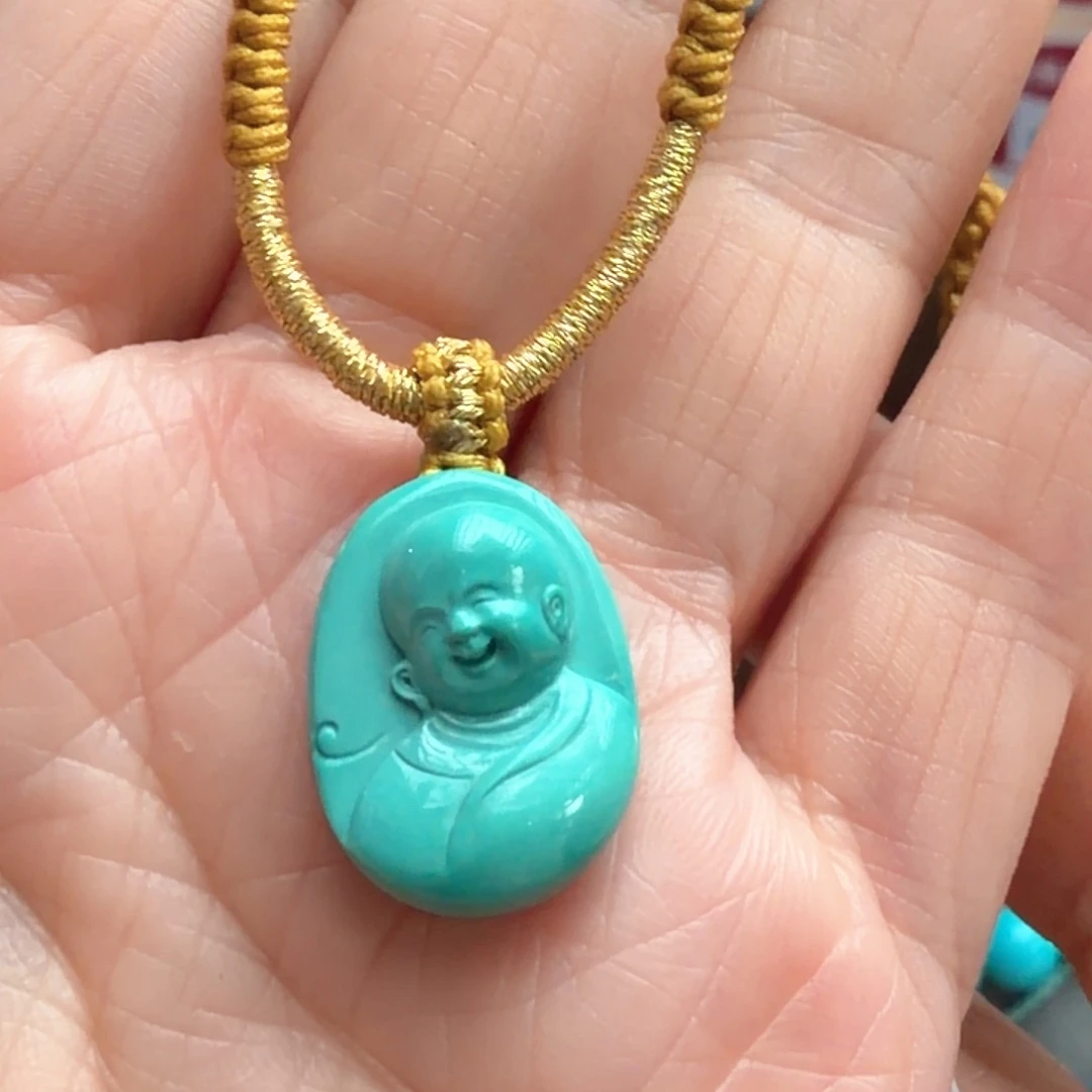 绿松石未镶嵌颈饰