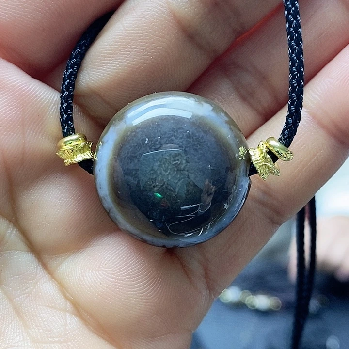 玛瑙/玉髓合金颈饰