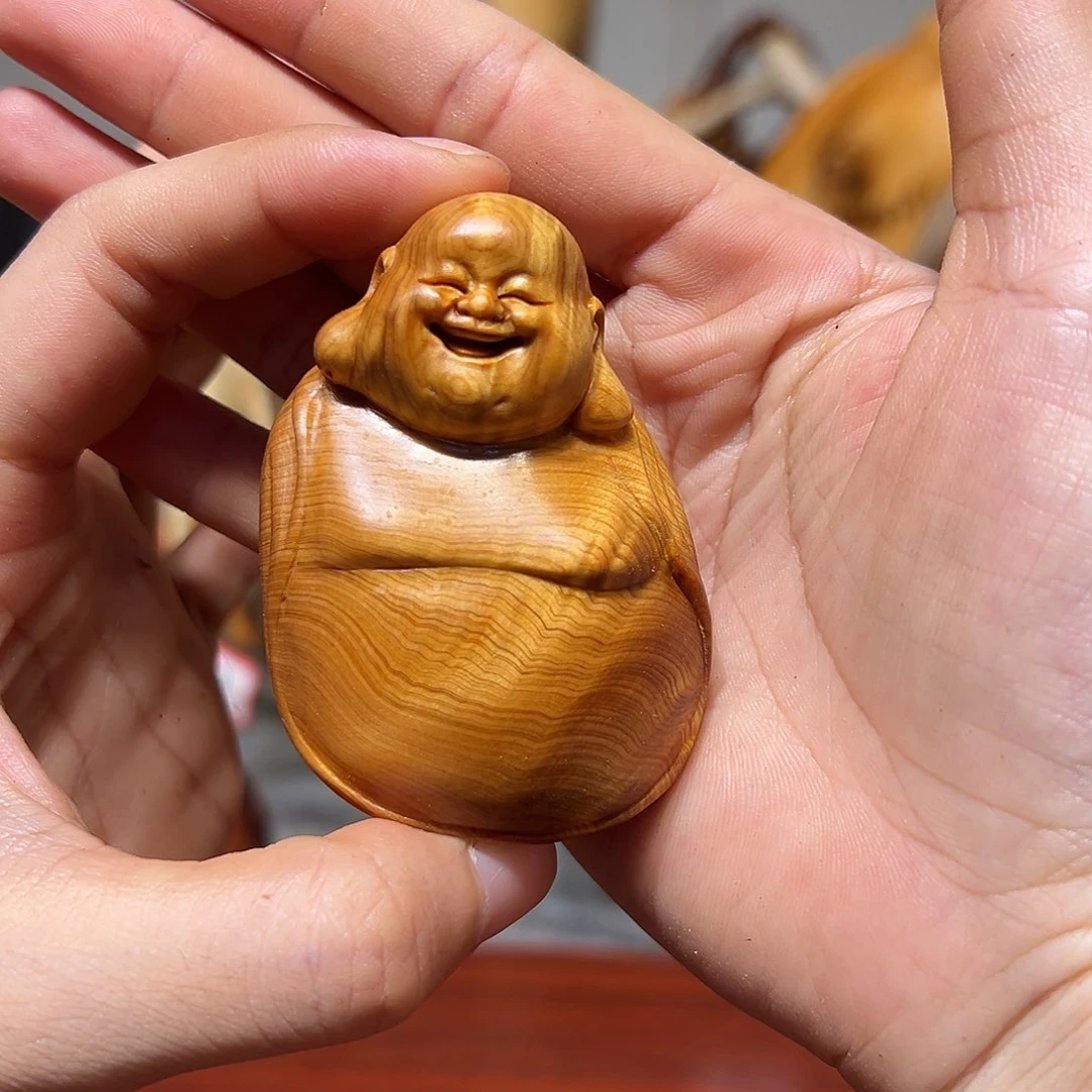 柏木崖柏木手把件摆件