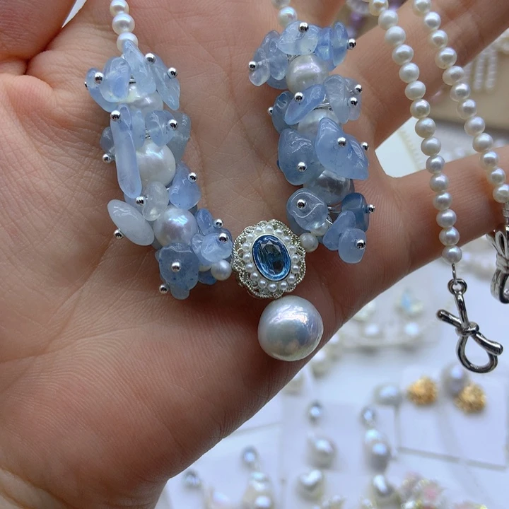 淡水珍珠未镶嵌颈饰