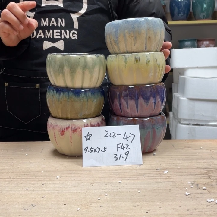 紫砂花盆多肉花盆微瑕47