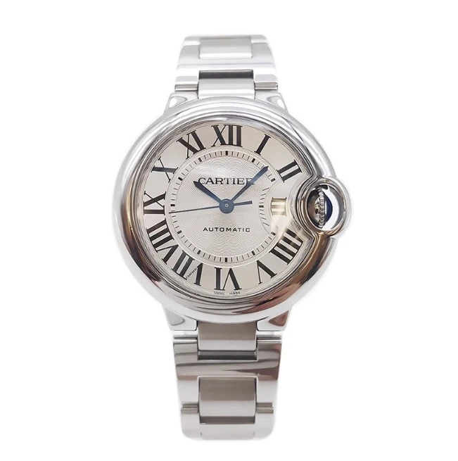 99新 Cartier/卡地亚 蓝气球自动机械女表w6920071表径33