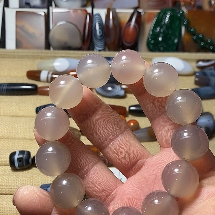 玛瑙/玉髓合金颈饰