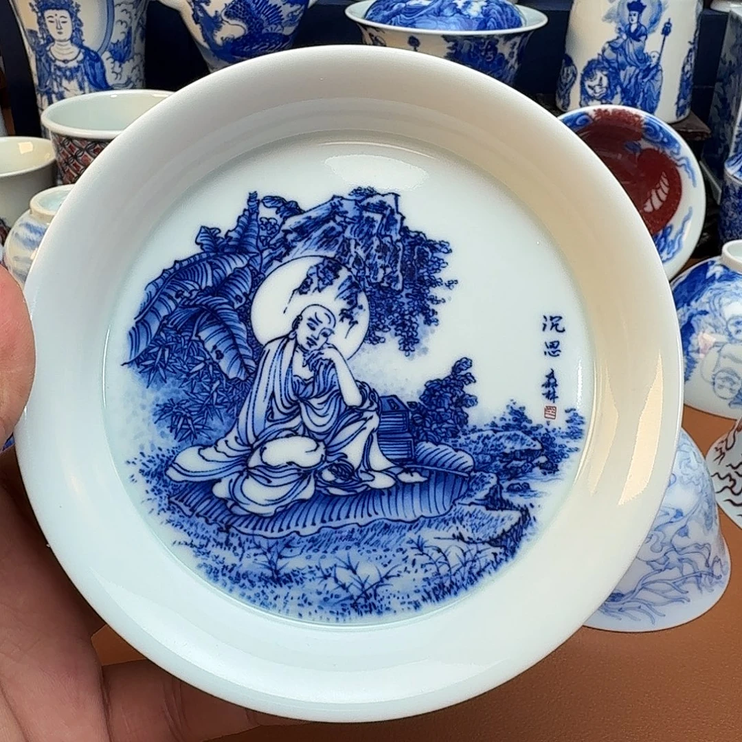 八***月杯子景德镇全手工手绘陶瓷