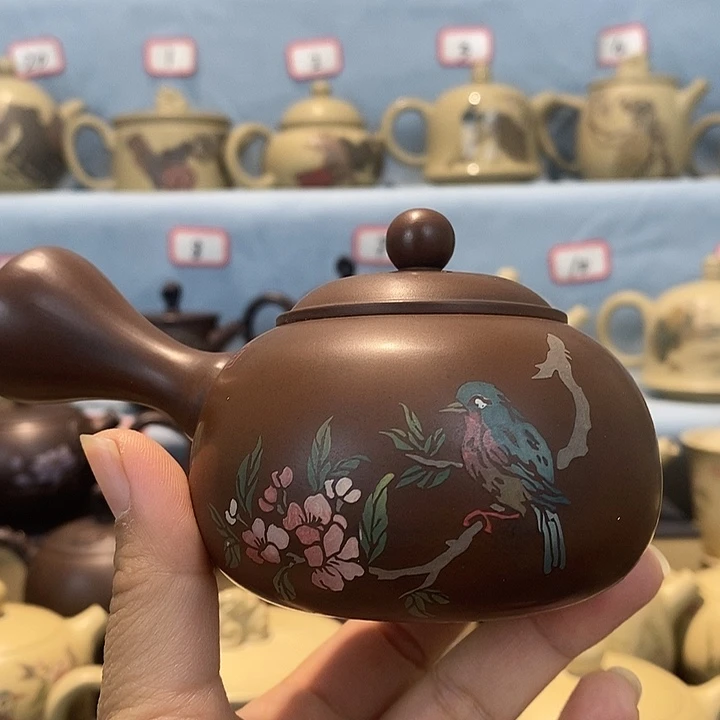 建水紫陶全手工制作工艺微微瑕