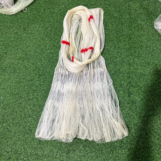 机织大力马线7分小密眼老式传统手撒网渔网手抛网