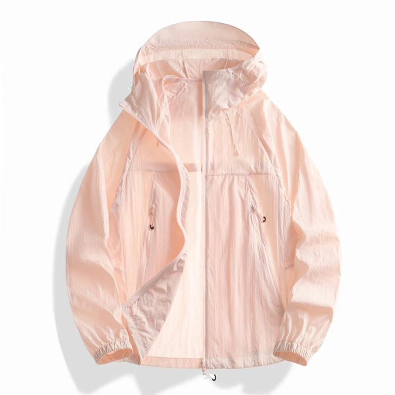 UPF50+夏季新款超薄透气冰丝防晒衣25639男防紫外线连帽防晒服女